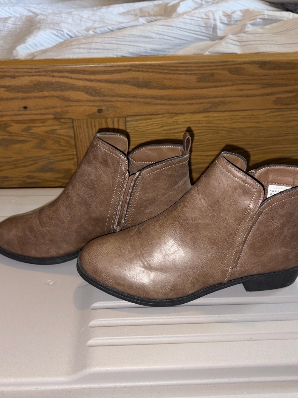 Women’s Taupe Ankle Booties - Classic Everyday Style